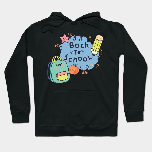 Back To School Hoodie by Untildaystory